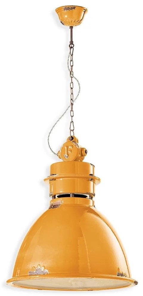 Lustra design retro realizata manual din ceramica INDUSTRIAL