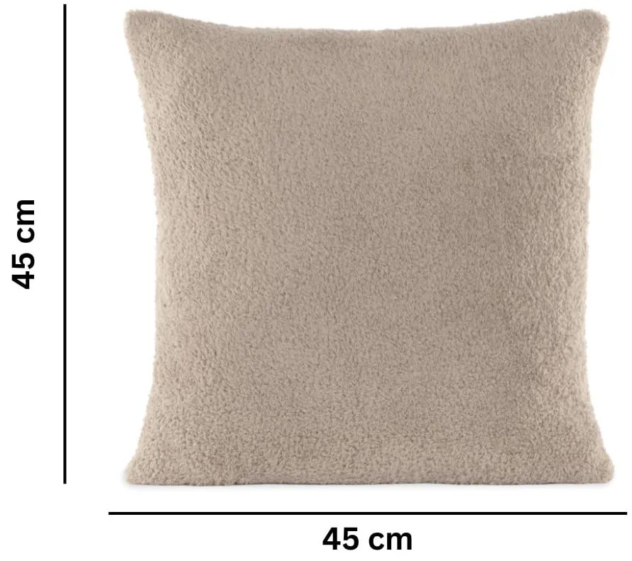 Pernă decorativă din micropluș/cocolino 45x45 cm Cocoon – Tiseco Home Studio