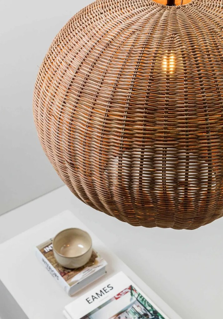 Lustra / Pendul suspendat design natural din ratan HAKA 53cm