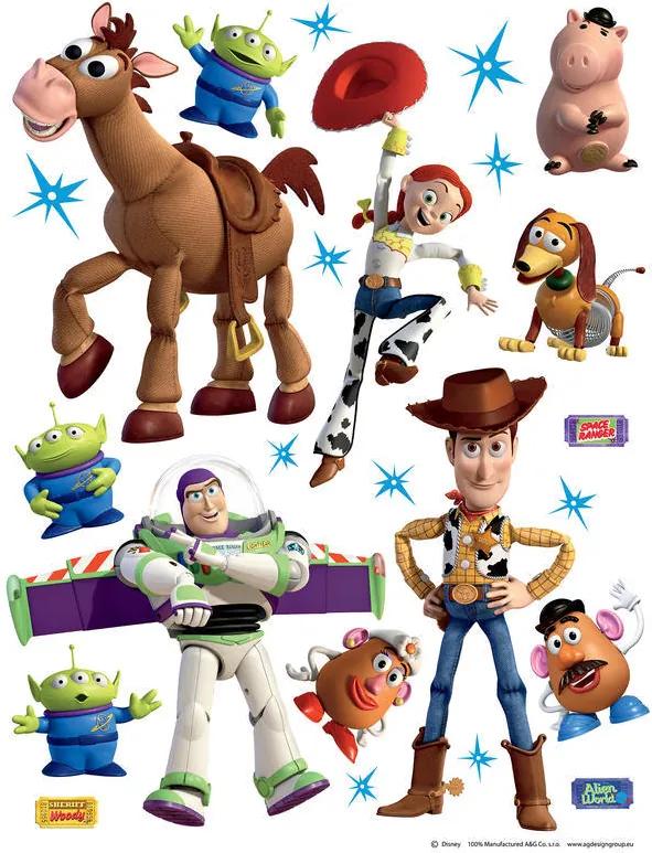 AG Design Toy Story - autocolant de perete 65x85 cm