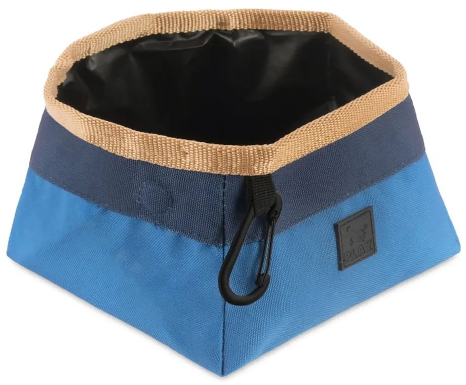 Bol de călătorie pliabil din material textil ø 18 cm River – P.L.A.Y.