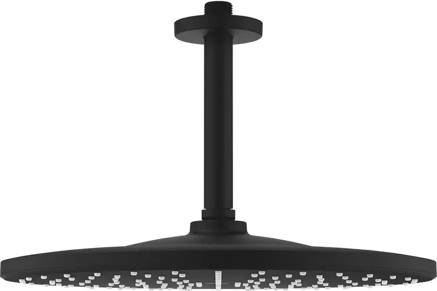 Palarie si brat de dus Grohe Rainshower Mono 310 cu 1 functie negru mat