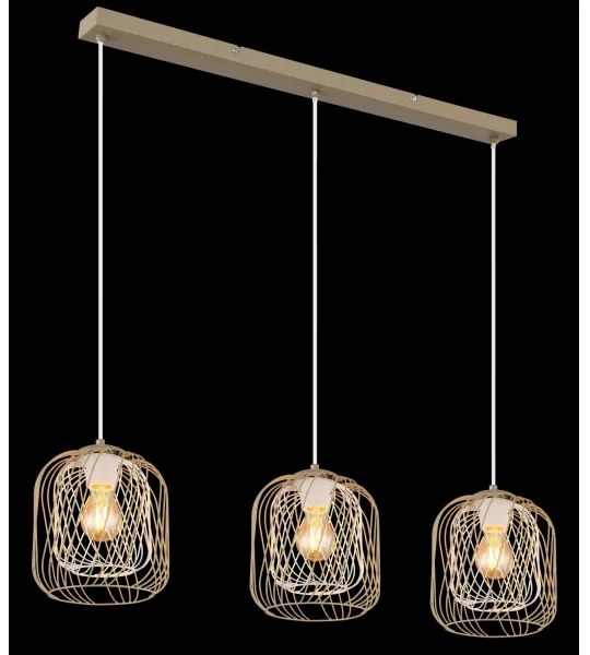 Globo 15965-3H - Lustră suspendată pe cablu DICHTI, 3x E27/40W/230V