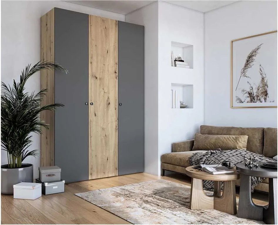 Ușa pentru dulap Unity, neted, alb