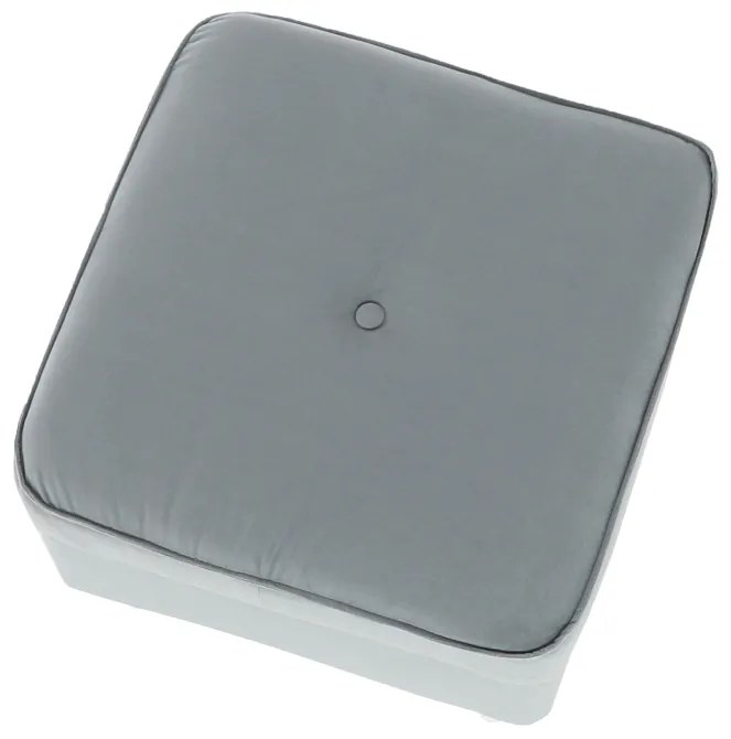 Taburet modern Culoare gri deschis/alb, RUFINO NEW