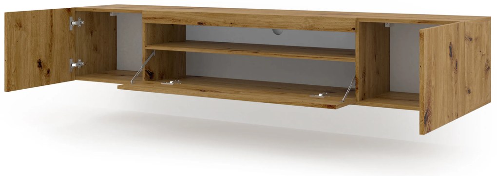 Masă TV/Dulap Aurinko 200 (Stejar artisan). 1083438