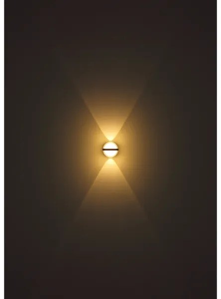 Aplică LED de exterior Globo 34157 ILLI LED/12W/230V IP54 negru