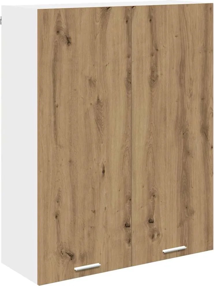 vidaXL Dulap suspendat Stejar Artizanal 80 x 31 x 100 cm Lemn compozit