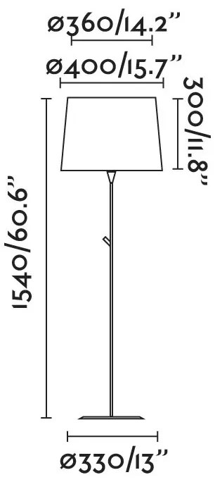 Lampadar / Lampa de podea modern design elegant CONGA negru 64313-09