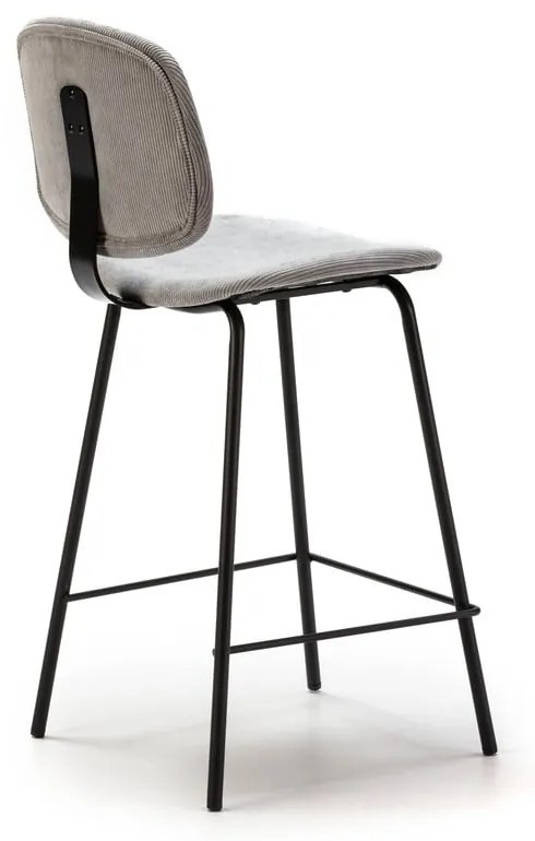 Scaune de bar gri-deschis 2 buc. (înălțime șezut 66 cm) Arus – Marckeric