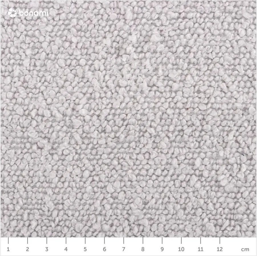 Canapea gri deschis cu tapițerie din stofă bouclé 230 cm Essen – Cosmopolitan Design