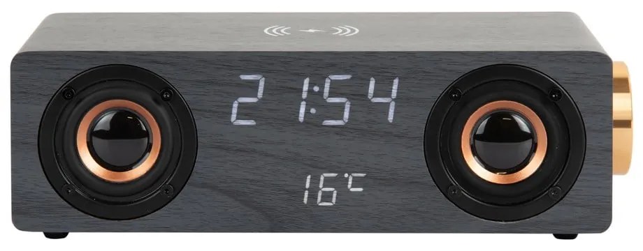 Radio cu ceas deșteptător digital cu încărcător wireless Classic BT – Karlsson