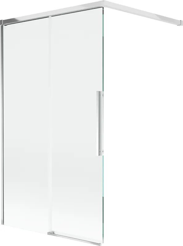 Mexen Rox paravan de baie, 2 panouri glisante, 120 x 150 cm, transparent, crom - 8C9-120-003-01-00
