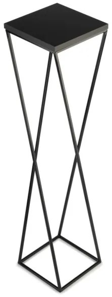 Suport de flori LOFT 100x24 cm negru