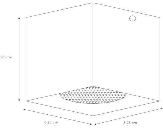 Lucide 09101/01/30 - Lampa spot BODI 1xGU10/42W/230V