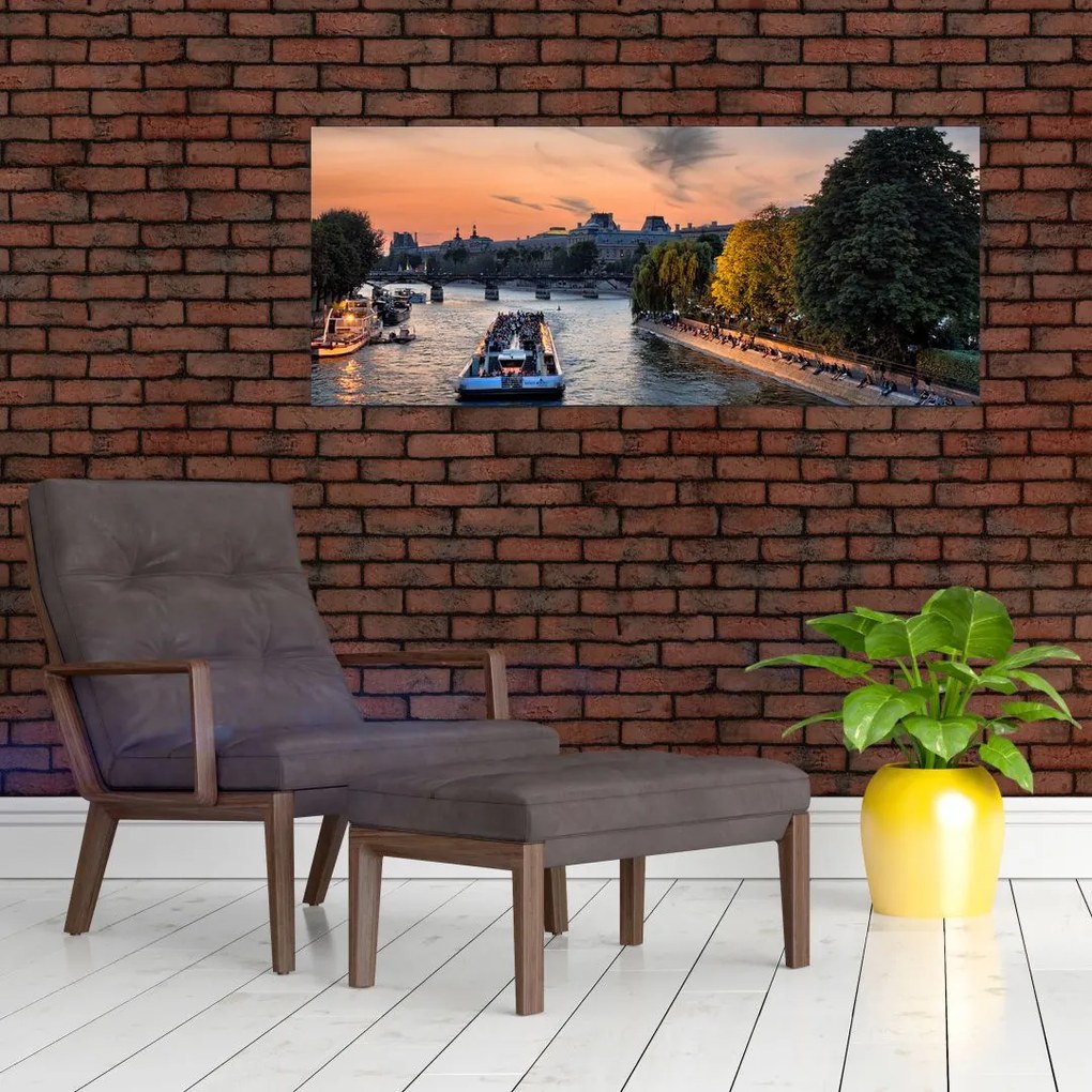 Tablou - gondole italiene (120x50 cm)