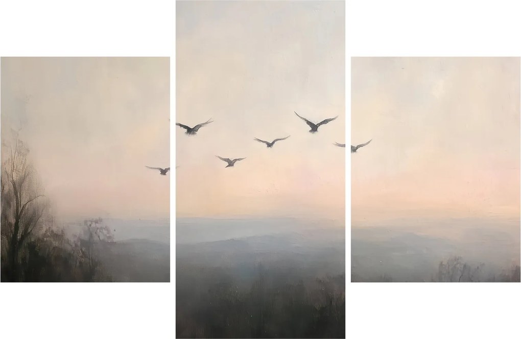 Tablou - Stol de păsări (90x60 cm)