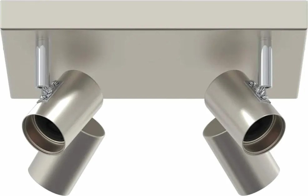 vidaXL Spot de tavan Nichel 26,5 x 26 x 11,5 cm Metal