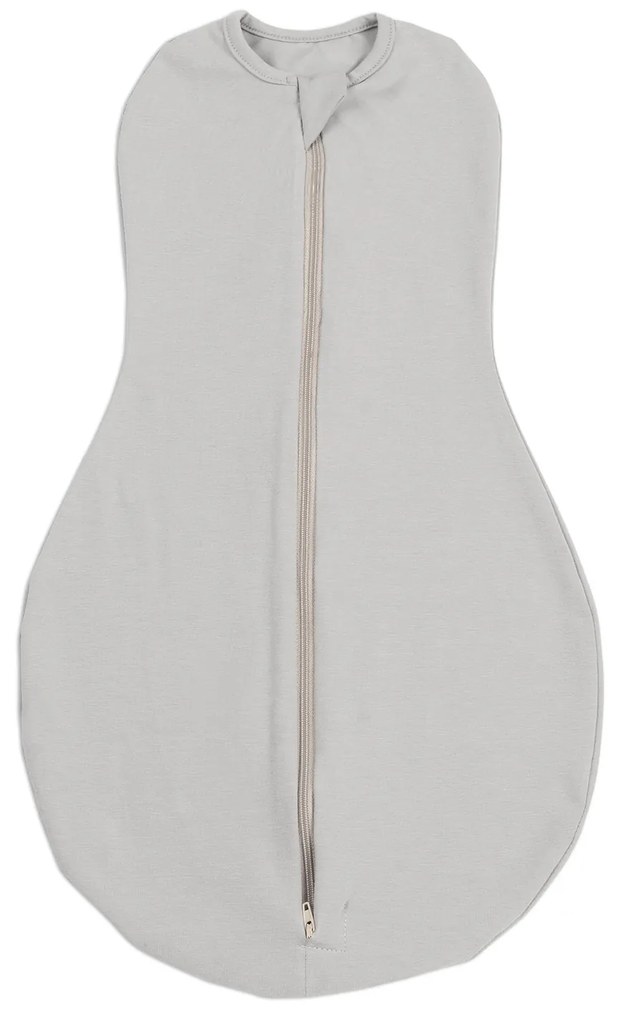Sistem de infasat cu fermoar dublu Kidizi SnugPod Grey S, pentru nou-nascuti 2.6-5 kg, 0.5 tog
