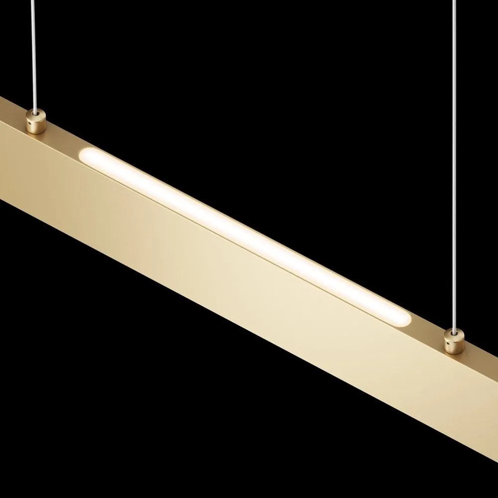 Lustra LED suspendata design modern Step auriu