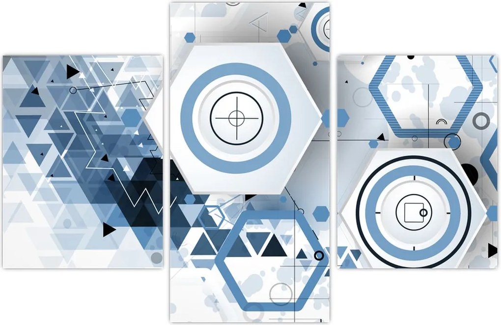 Tablou - Abstract geometric (90x60 cm)