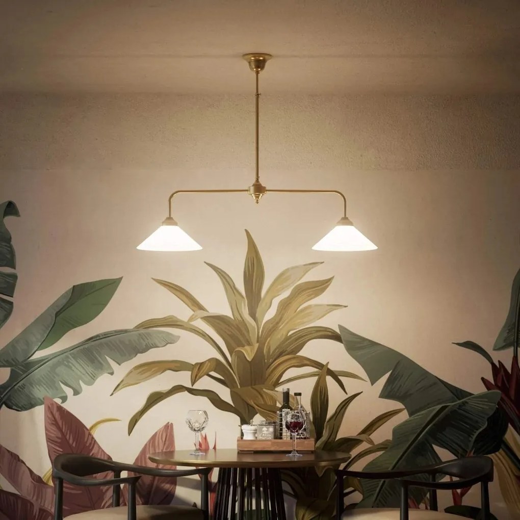 Lustra din alama cu inaltime reglabila Sofia 2L