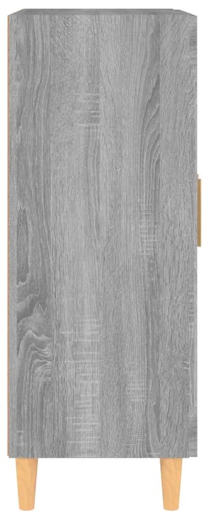 Servanta, gri sonoma, 69,5x34x90 cm, lemn compozit sonoma gri, 1