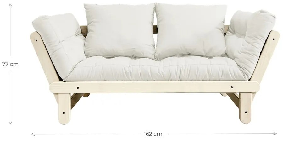 Canapea variabilă Karup Design Beat Natural/Grey