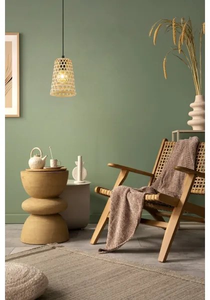 Eglo 43252 - Lustră pe cablu CLAVERDON 1xE27/40W/230V diam. 180mm