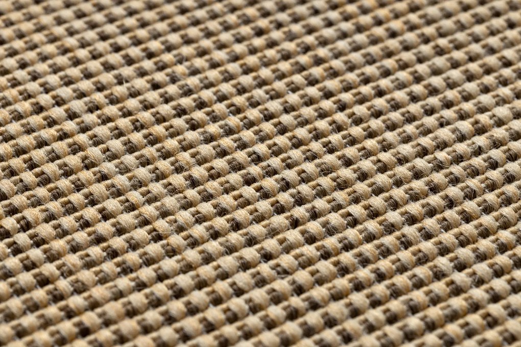 Covor sisal Floorlux 20580 simplu, culoare, solidă - natural / cafea