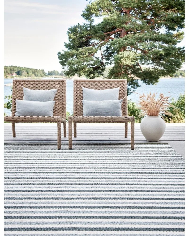 Covor pentru exterior și interior verde/crem 70x120 cm Teo Sage – Pappelina