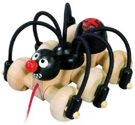 Jucărie de tras din lemn, Păianjen negru