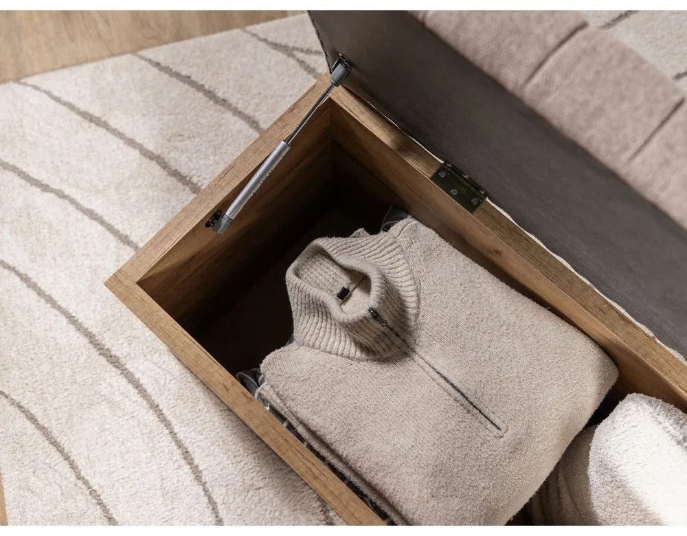 Bancă bej/în culoare naturală Oceane – Bobochic Paris