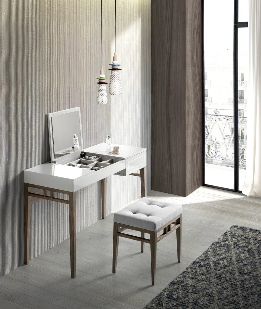 Masa machiaj eleganta design modern Platin AC-CP1709DK-NOGAL