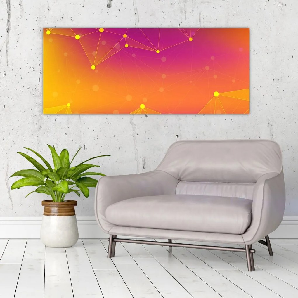 Tabloul modern colorat (120x50 cm)
