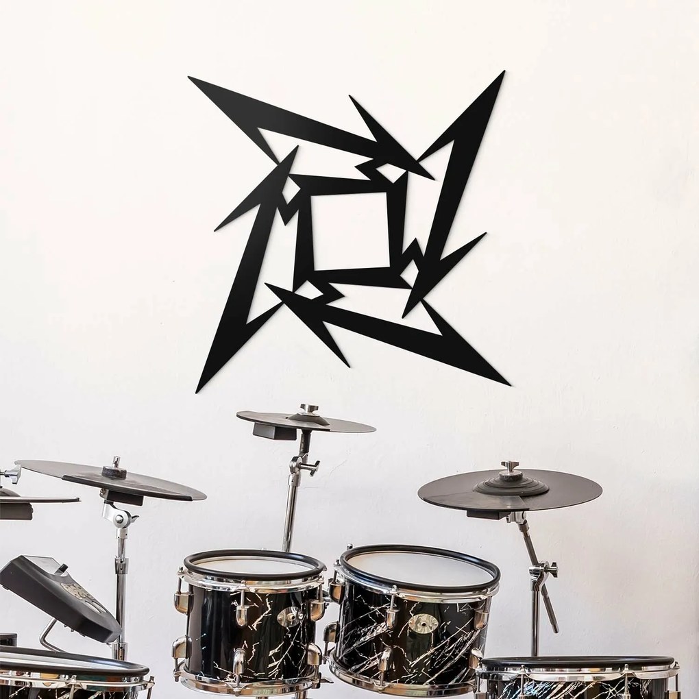 DUBLEZ | Simbol din lemn - Metallica Ninja Star