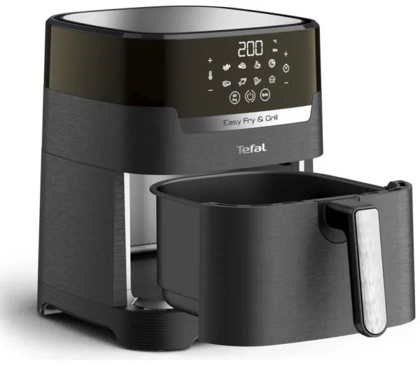 Friteuză cu aer cald 4,2 l EASY FRY&GRILL 2 în 1 1550W/230V negru Tefal