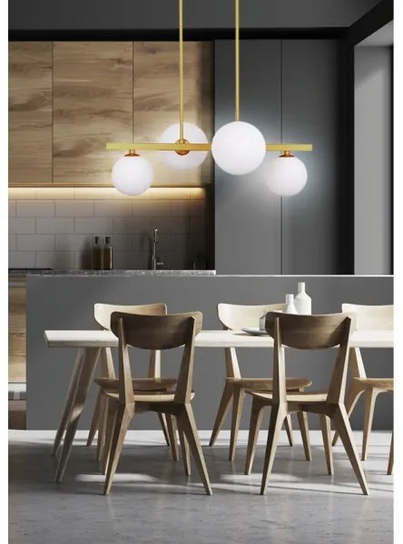 Lustră pe tijă KAMA 4xG9/28W/230V