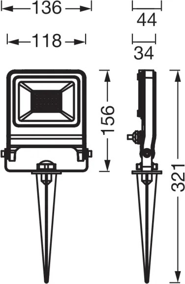 Osram - Proiector LED ENDURA LED/20W/230V IP65