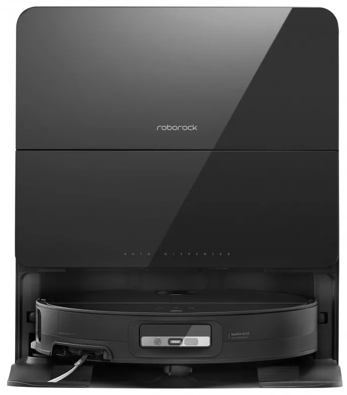 Aspirator robotic cu AI Roborock Saros 10, 65W, 22000 Pa, 270 ml, SMART, Curățare uscată și umedă, LiDAR, StarSight, 180 min autonomie, Negru