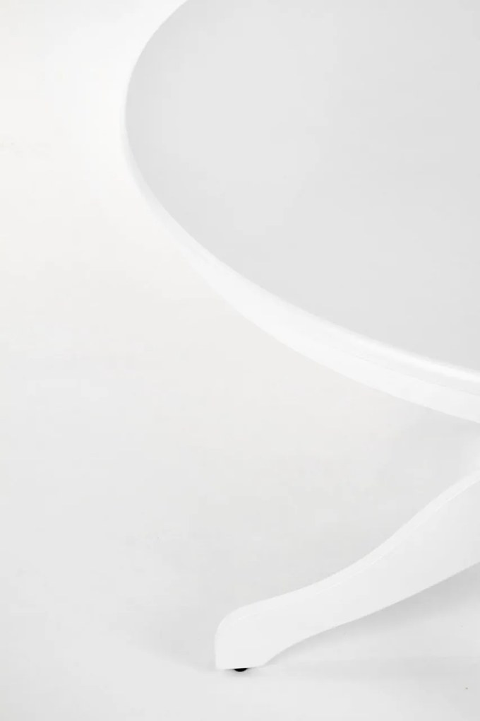 Set masa rotunda Gloster ø106 cm + 3 scaune Barkley alb