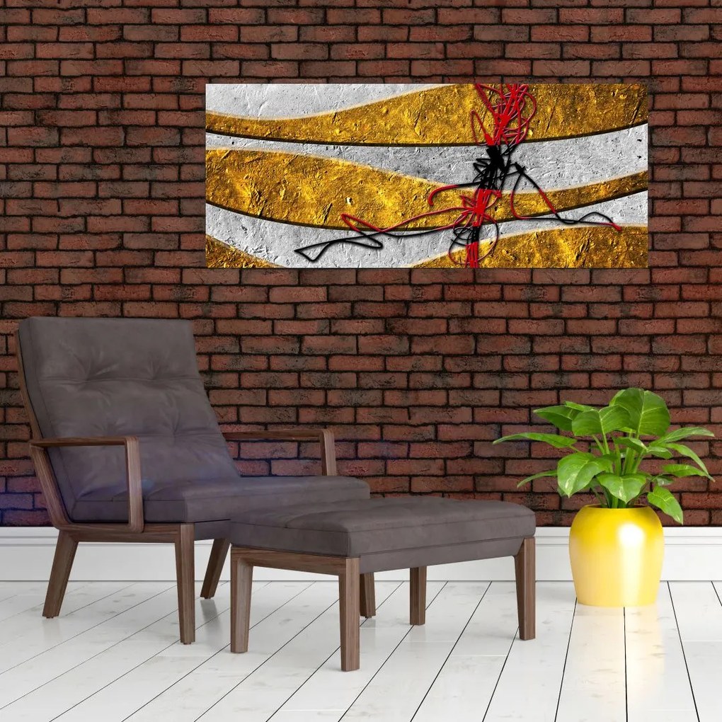 Tablou abstract (120x50 cm)