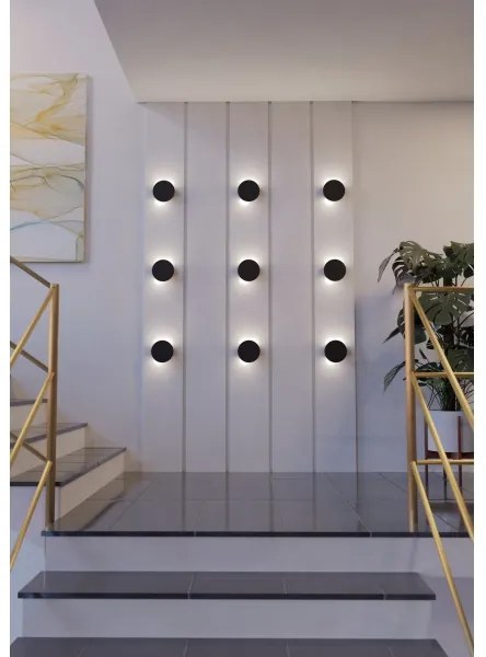 Aplică LED Eglo 901198 TALAMELLO LED/4W/230V 3000K negru