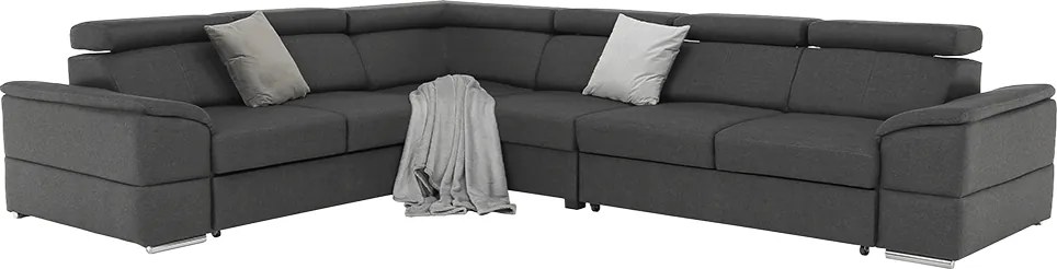 Ansamblu canapele, gri, SEGORIA LUX