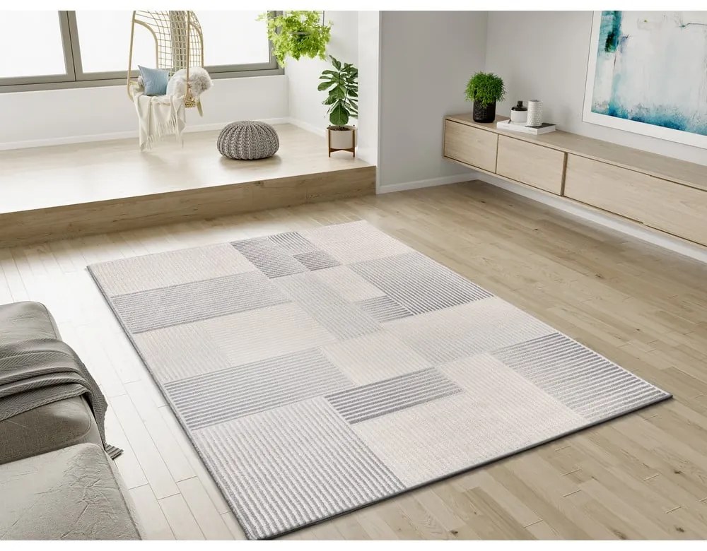 Covor gri deschis-fildeș 160x230 cm Baresa – Universal