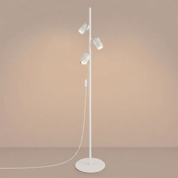 Sollux SL.2014 - Lampadar KARBON 3xGU10/10W/230V alb