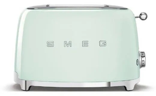 Prajitor de paine Smeg TSF01PGEU, 950 W, verde, retro