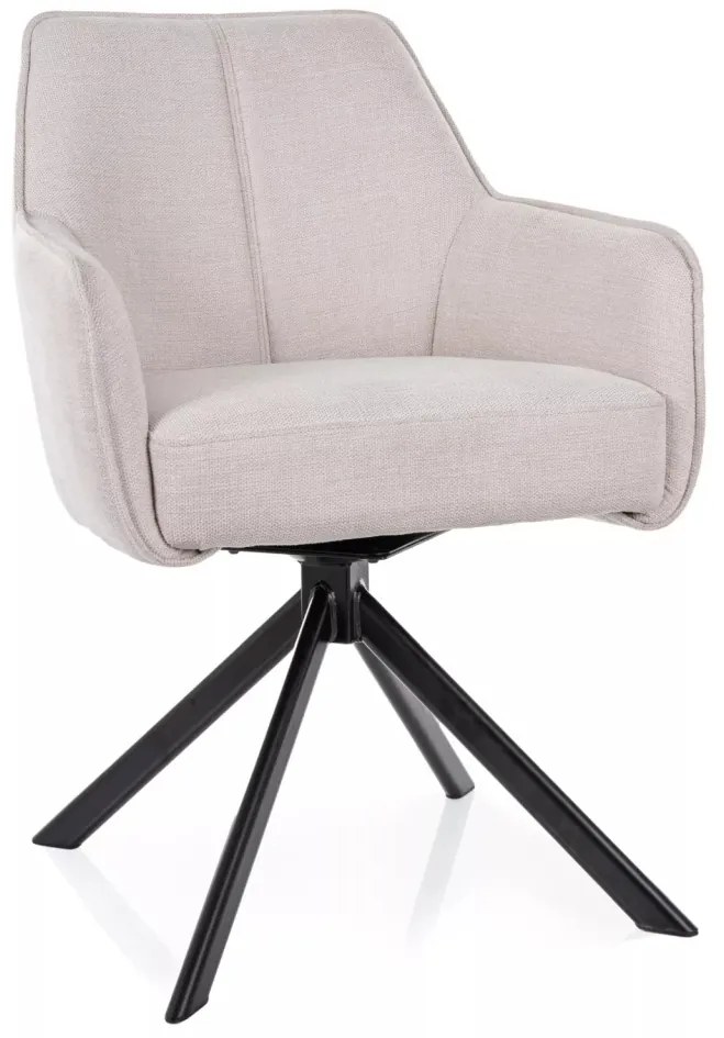 Scaun Notti bej deschis/negru Brego22