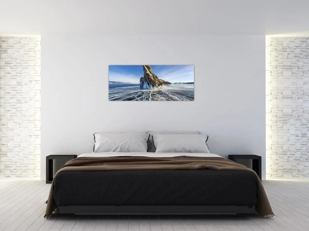 Tablou cu piatra înghețată (120x50 cm)