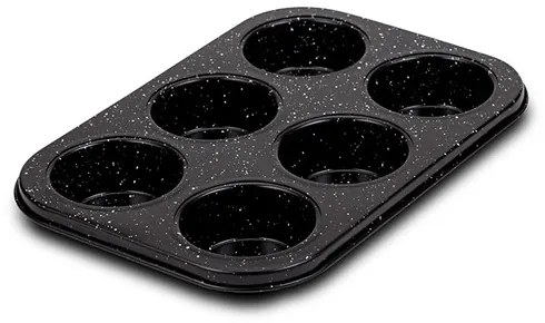 Tava dreptunghiulara pentru copt 6 briose cu invelis stone antiaderent Nature NAVA NV 239 018